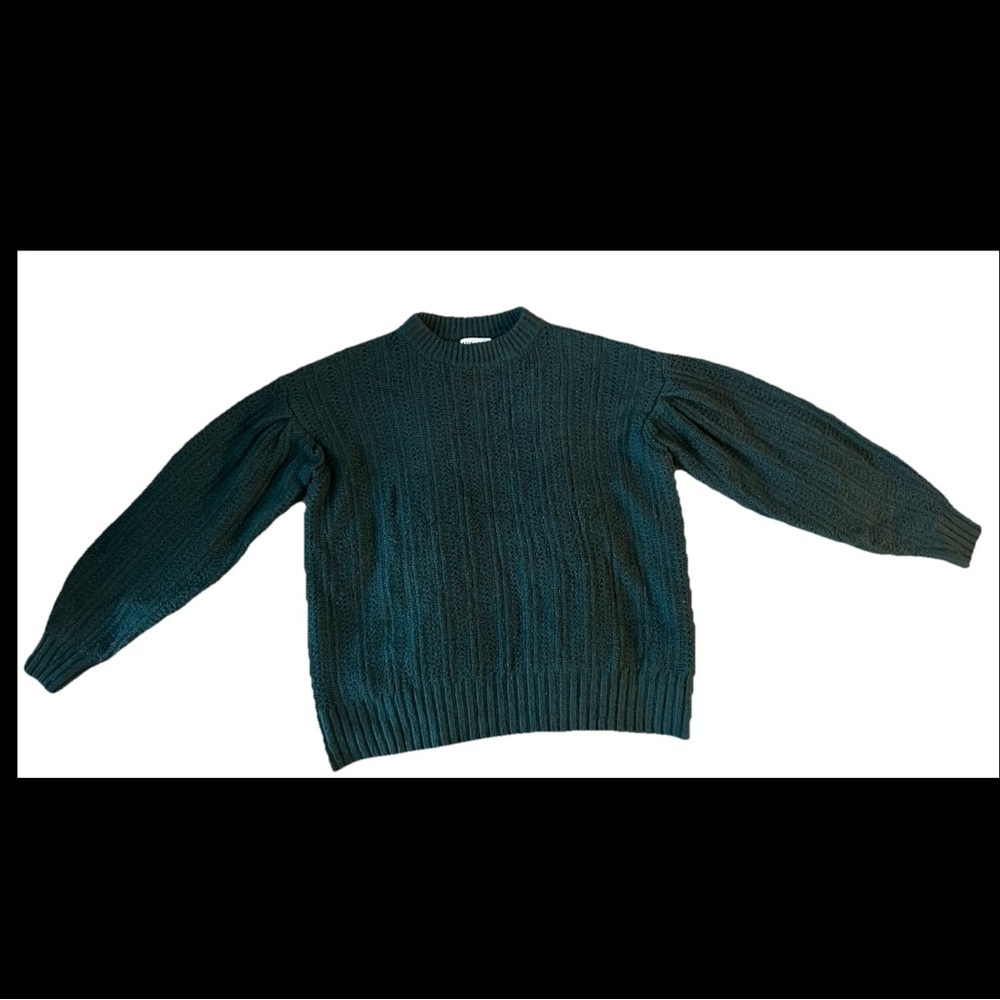 Ava & Viv Green Women's Crewneck‎ Pullover Sweater Green Size 1X (0452)